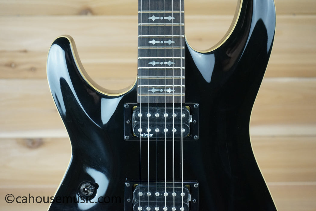 Schecter Omen-6 LH Solid Body Electric Guitar Gloss Black B-Stock