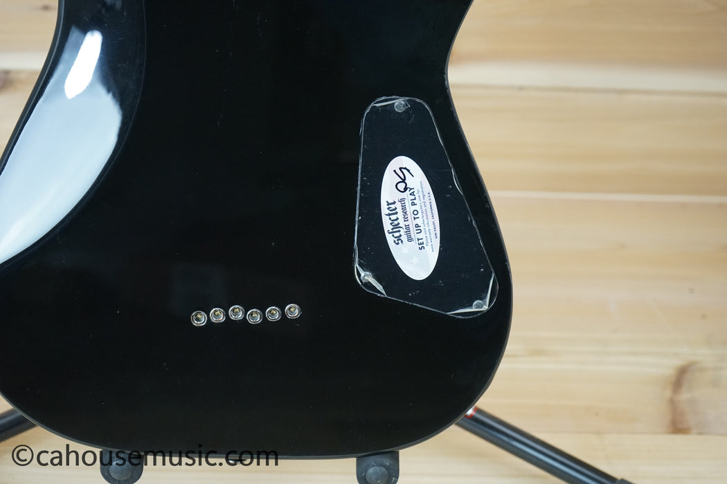 Schecter Omen-6 LH Solid Body Electric Guitar Gloss Black B-Stock
