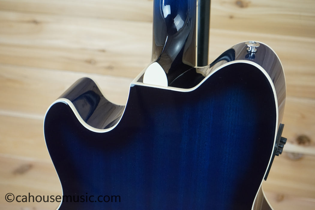 Ibanez TCY10E Talman Transparent Blue Sunburst Acoustic-Electric Guitar B-Stock