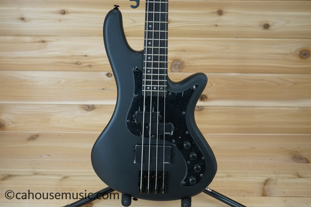 Schecter Stiletto Stealth-4 Bass Guitar Satin Black B-Stock