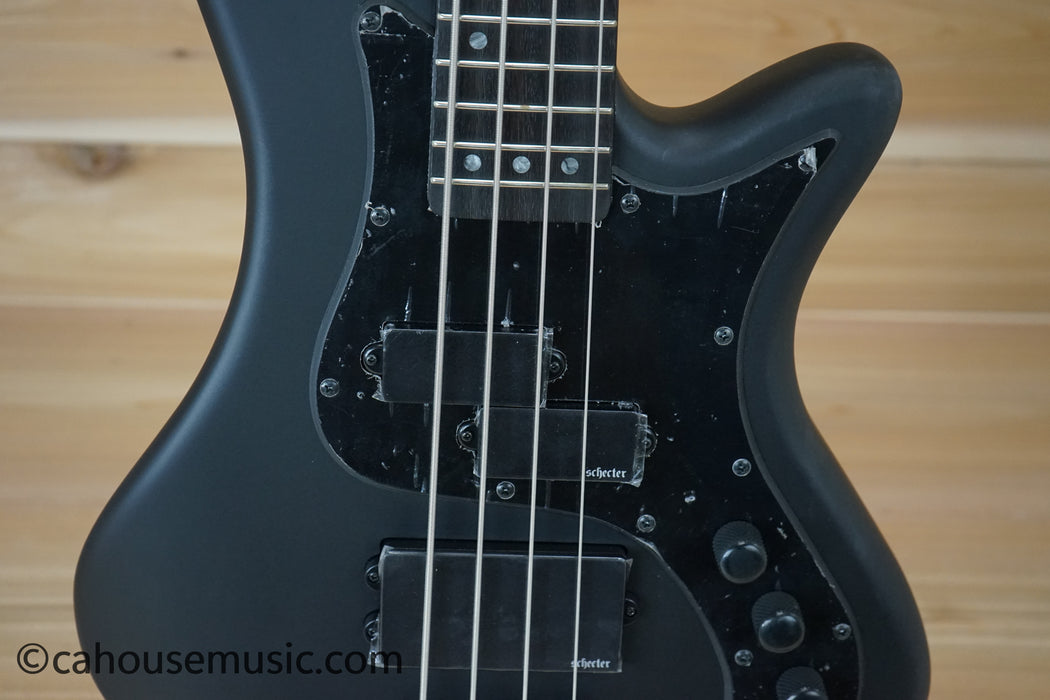 Schecter Stiletto Stealth-4 Bass Guitar Satin Black B-Stock