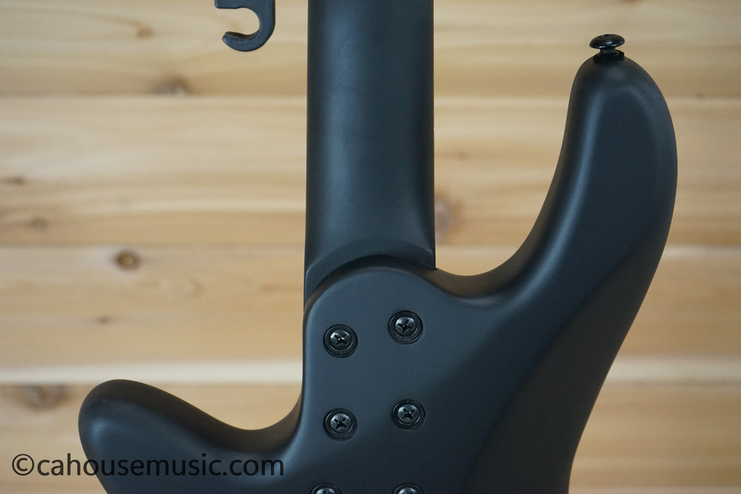 Schecter Stiletto Stealth-4 Bass Guitar Satin Black B-Stock