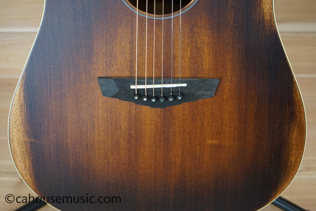D'Angelico Deluxe Bowery Aged Acoustic-Electric Guitar B-Stock