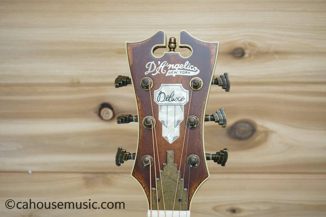 D'Angelico Deluxe Bowery Aged Acoustic-Electric Guitar B-Stock