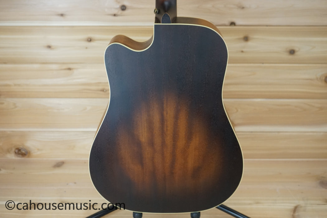 D'Angelico Deluxe Bowery Aged Acoustic-Electric Guitar B-Stock