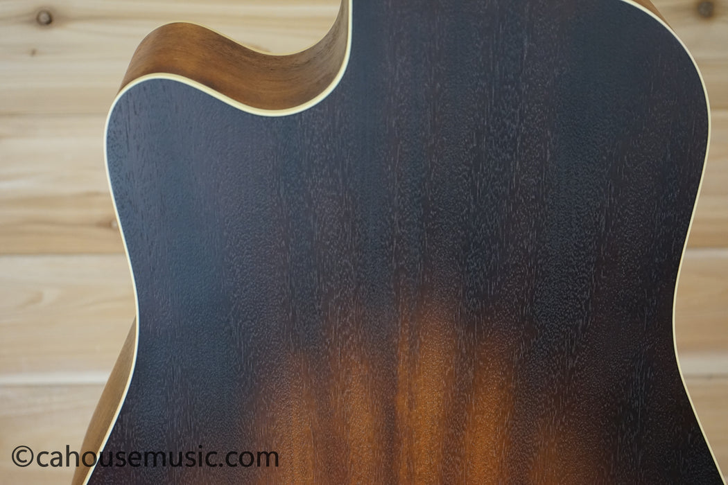 D'Angelico Deluxe Bowery Aged Acoustic-Electric Guitar B-Stock