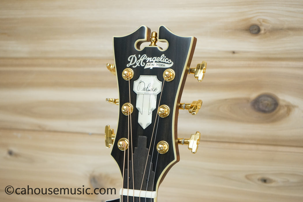 D'Angelico Deluxe Tammany Antique Natural Prototype Orchestra Acoustic-Electric Guitar