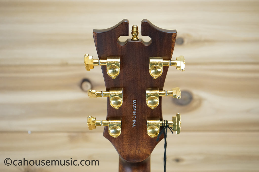 D'Angelico Deluxe Tammany Antique Natural Prototype Orchestra Acoustic-Electric Guitar