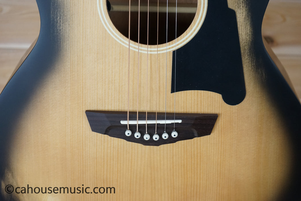 D'Angelico Premier Gramercy Aged Burst Grand Auditorium Acoustic-Electric Guitar B-Stock