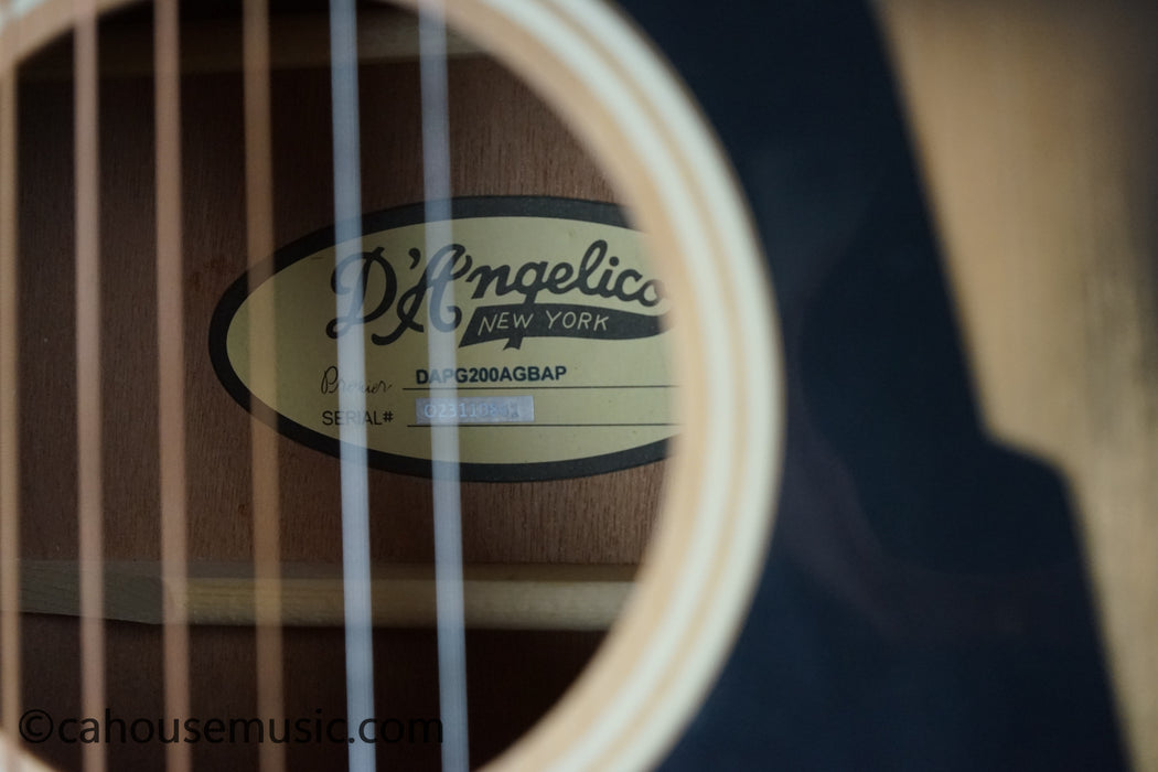 D'Angelico Premier Gramercy Aged Burst Grand Auditorium Acoustic-Electric Guitar B-Stock