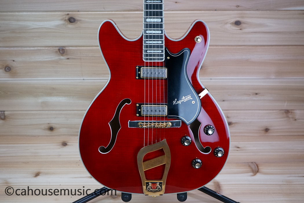 Hagstrom '67 Viking II Hollowbody Electric Guitar Cherry Used