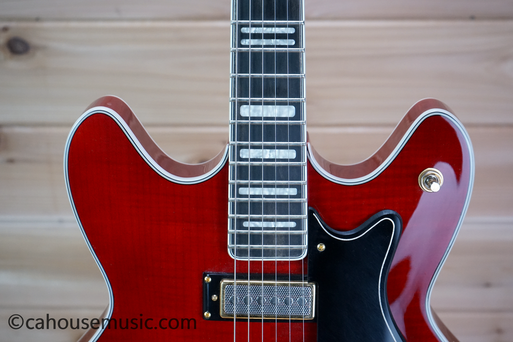 Hagstrom '67 Viking II Hollowbody Electric Guitar Cherry Used