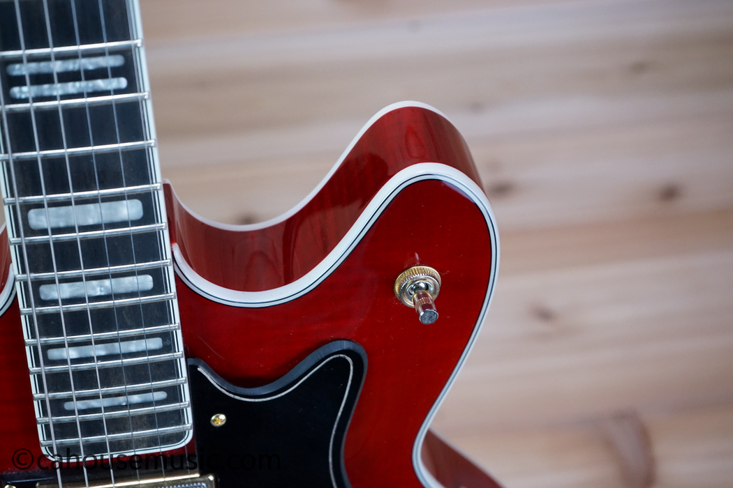Hagstrom '67 Viking II Hollowbody Electric Guitar Cherry Used