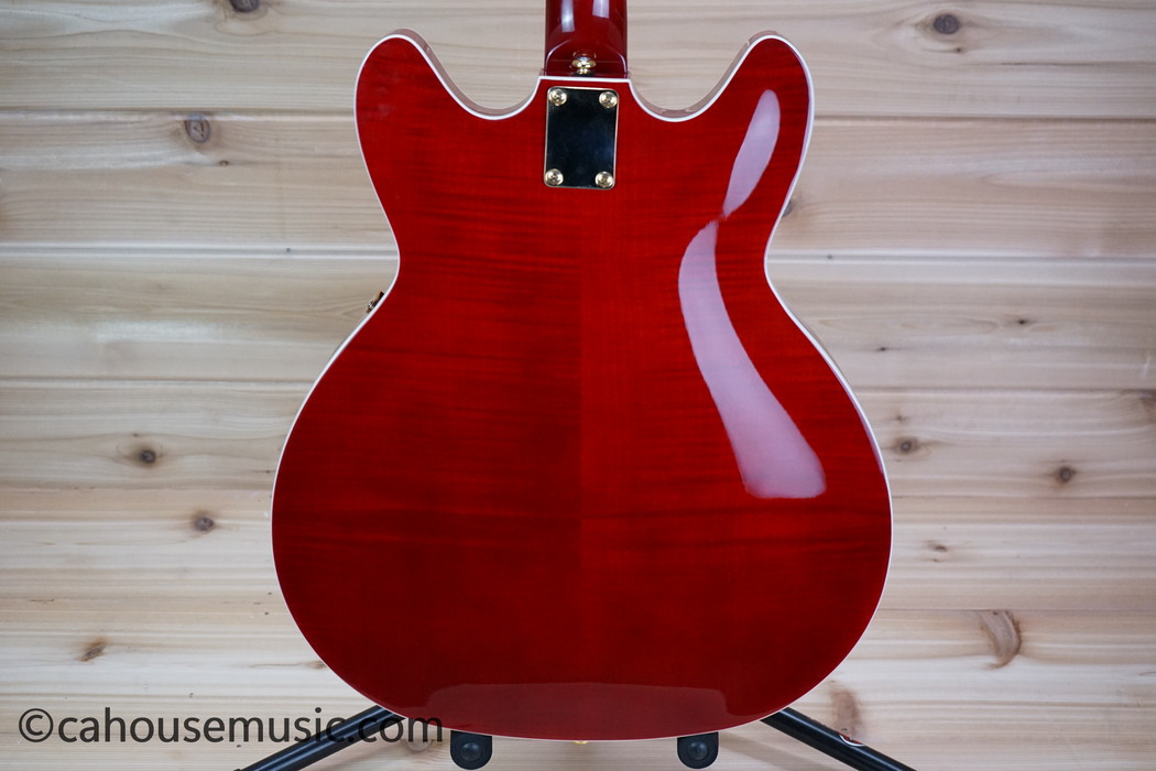 Hagstrom '67 Viking II Hollowbody Electric Guitar Cherry Used