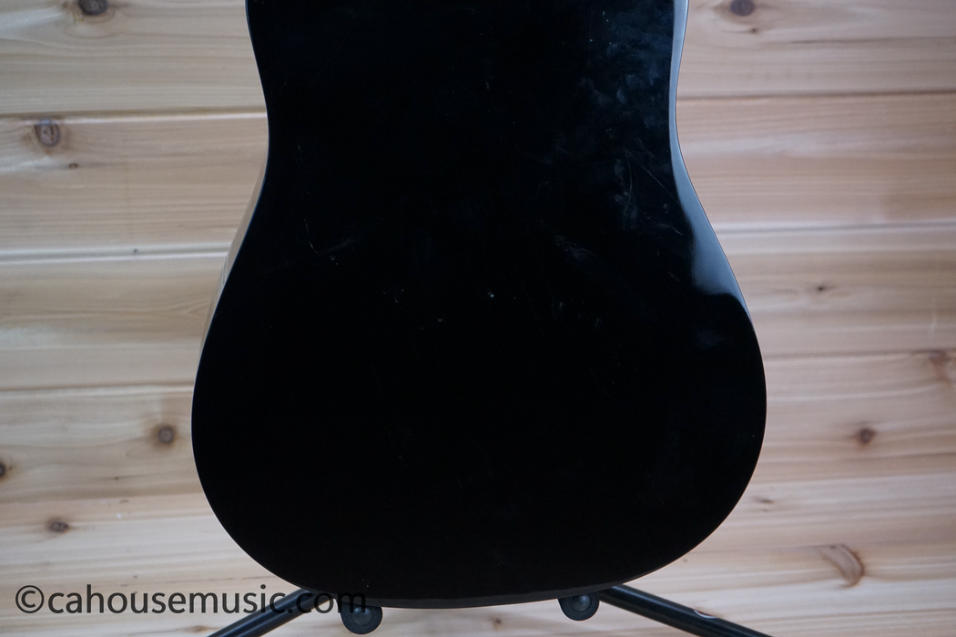 Fender CD-140SCE Dreadnought Acoustic-Electric Guitar Black Used