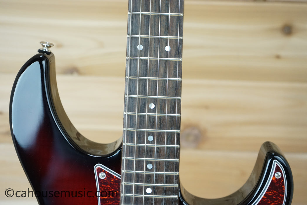 Yamaha PAC611VFM Pacifica Dark Red Burst Electric Guitar B-Stock