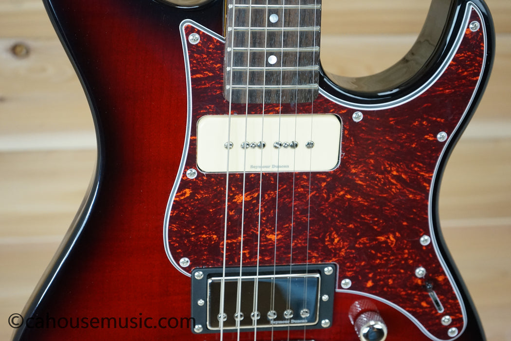 Yamaha PAC611VFM Pacifica Dark Red Burst Electric Guitar B-Stock