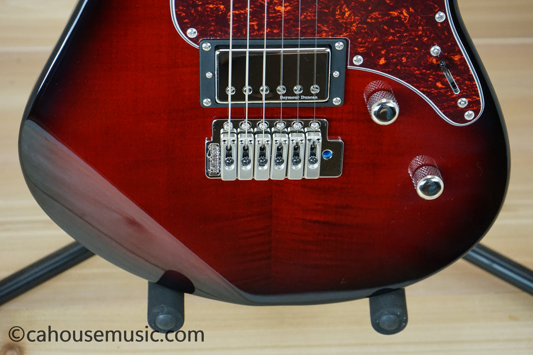 Yamaha PAC611VFM Pacifica Dark Red Burst Electric Guitar B-Stock