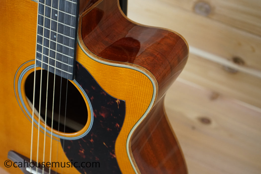 Yamaha A-Series AC1M Concert Cutaway Acoustic-Electric Guitar Vintage Natural B-Stock