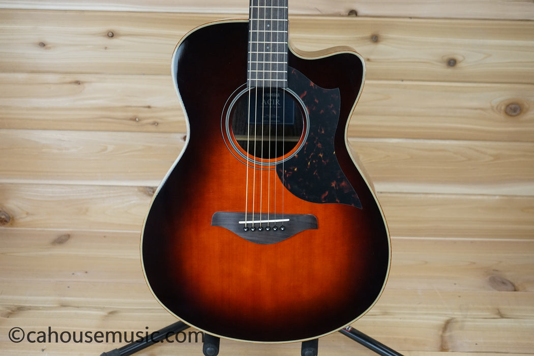 Yamaha A-Series AC1R Concert Cutaway Acoustic-Electric Guitar Tobacco Brown Sunburst B-Stock