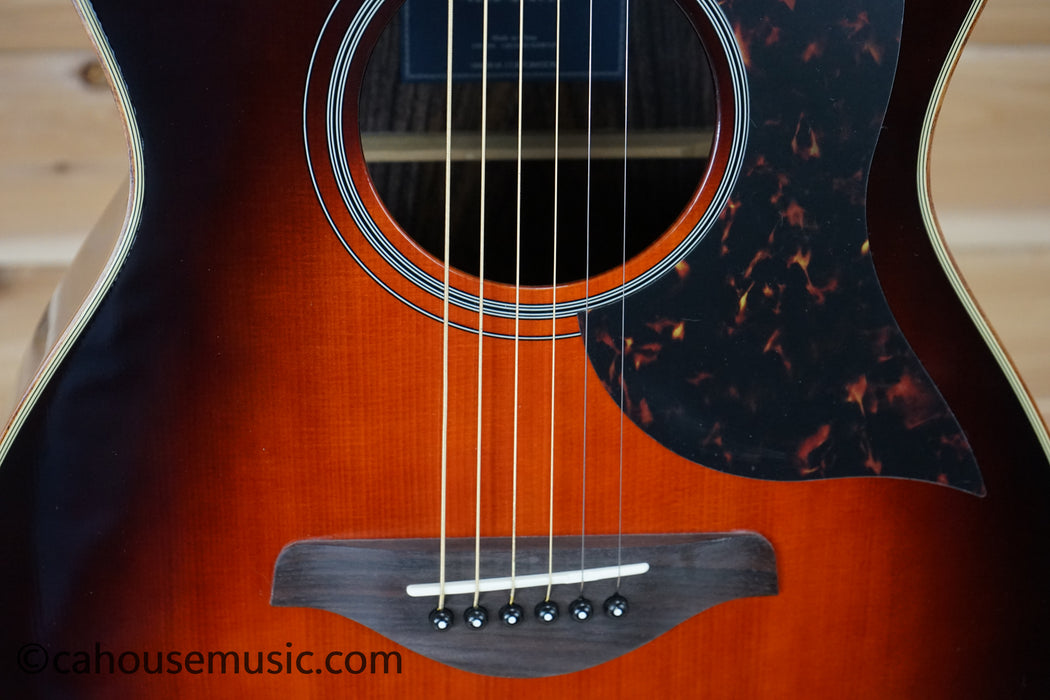 Yamaha A-Series AC1R Concert Cutaway Acoustic-Electric Guitar Tobacco Brown Sunburst B-Stock