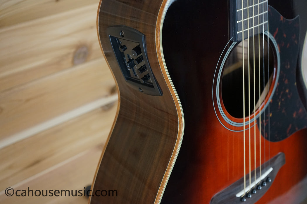 Yamaha A-Series AC1R Concert Cutaway Acoustic-Electric Guitar Tobacco Brown Sunburst B-Stock