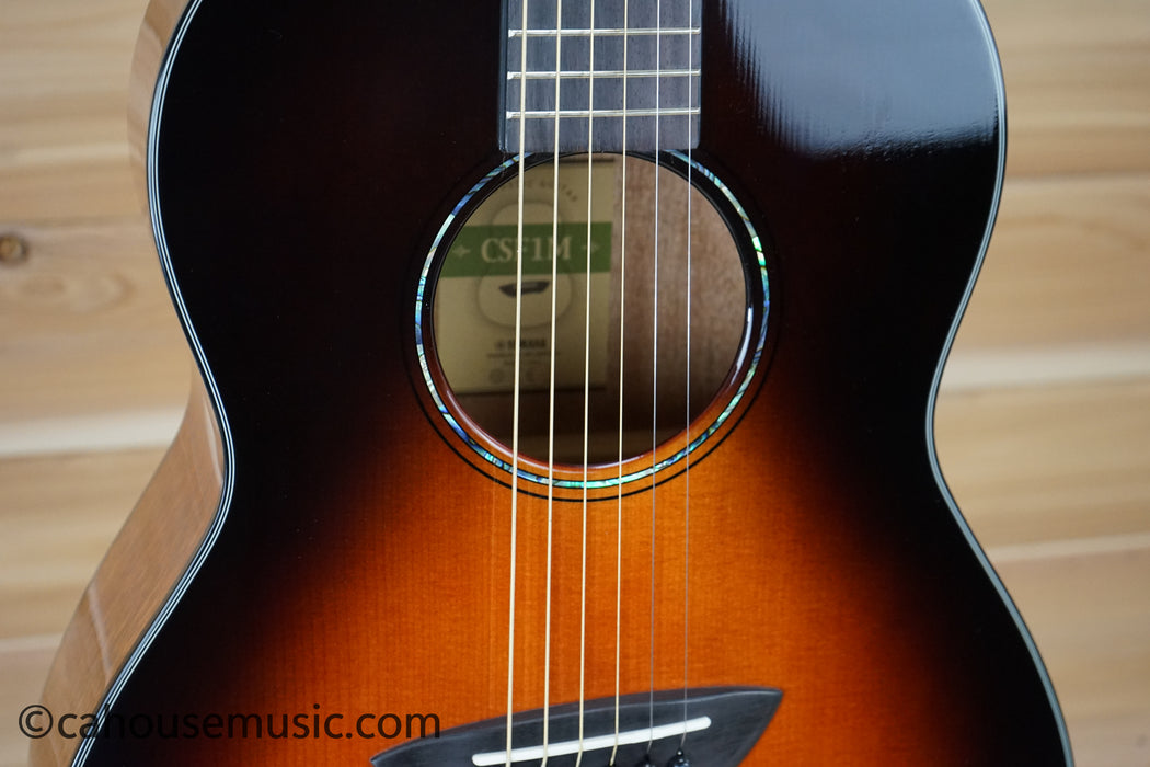 Yamaha CSF1M Parlor Acoustic-Electric Guitar Tobacco Brown Sunburst B-Stock