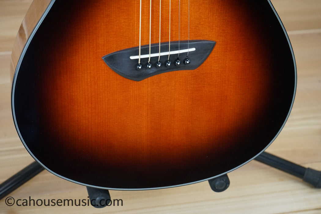 Yamaha CSF1M Parlor Acoustic-Electric Guitar Tobacco Brown Sunburst B-Stock