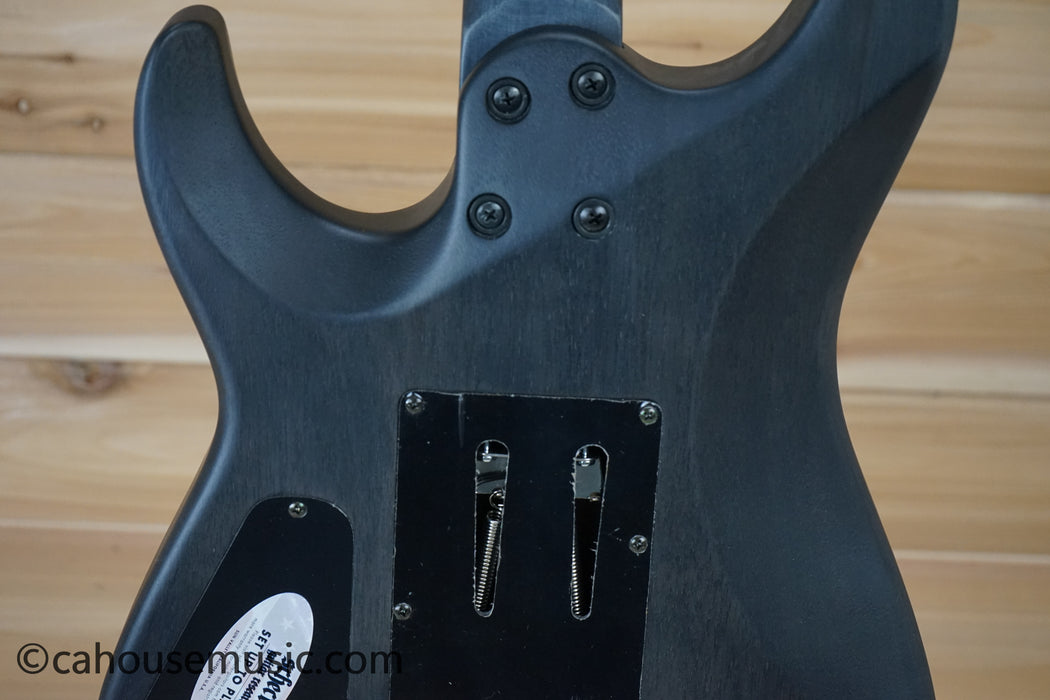 Schecter Omen Elite-6 FR See Thru Blue Burst Solid Body Electric Guitar B-Stock