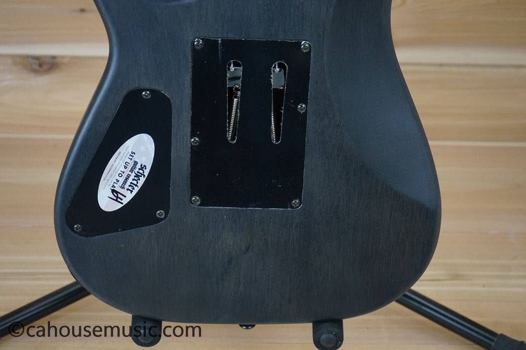 Schecter Omen Elite-6 FR See Thru Blue Burst Solid Body Electric Guitar B-Stock