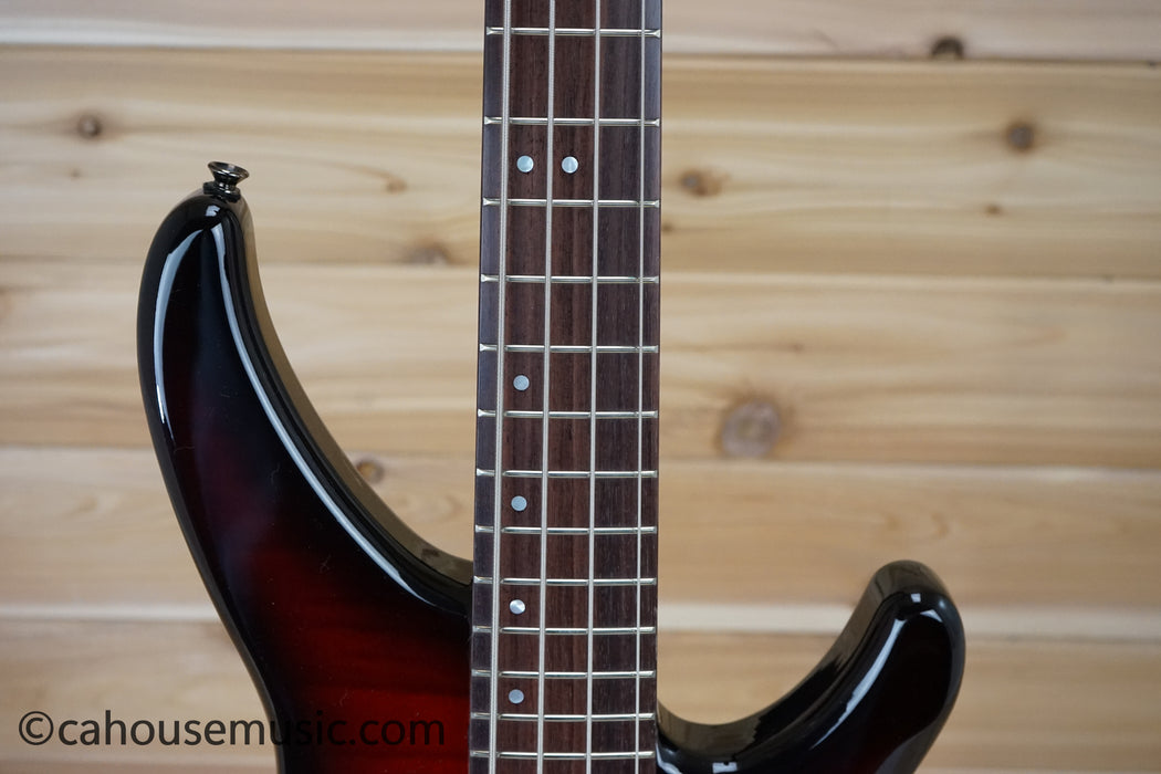 Yamaha TRBX604FM Bass Guitar Dark Red Burst B-Stock