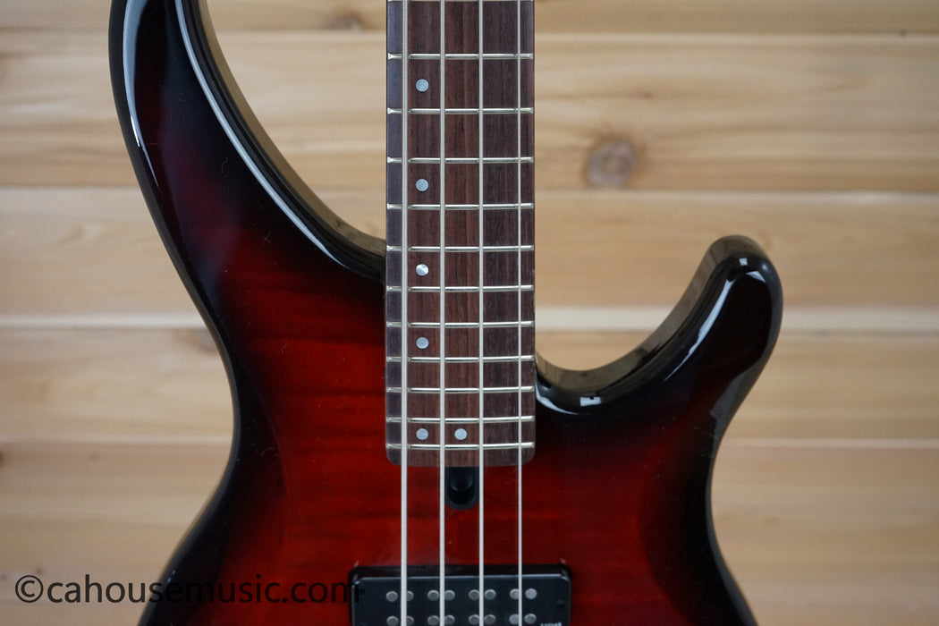 Yamaha TRBX604FM Bass Guitar Dark Red Burst B-Stock