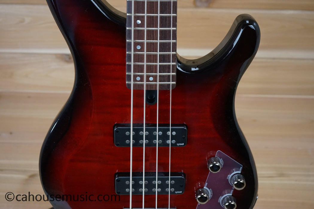 Yamaha TRBX604FM Bass Guitar Dark Red Burst B-Stock