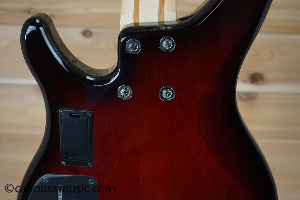 Yamaha TRBX604FM Bass Guitar Dark Red Burst B-Stock