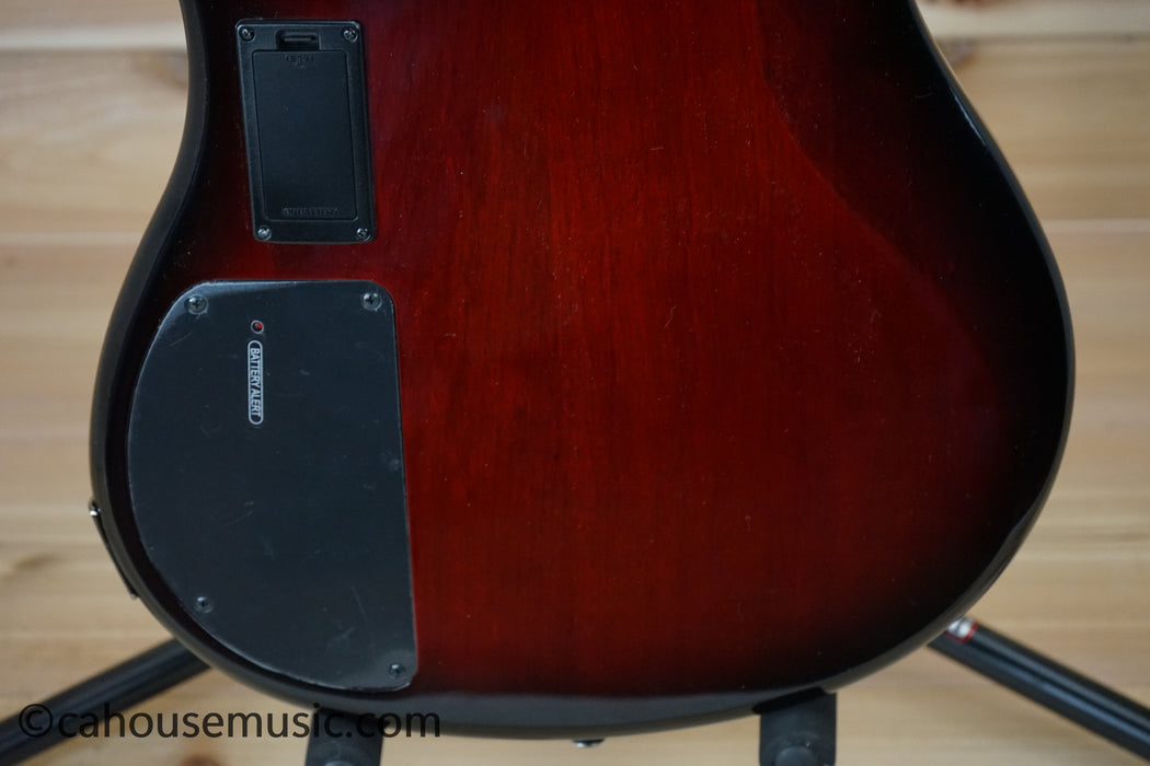 Yamaha TRBX604FM Bass Guitar Dark Red Burst B-Stock
