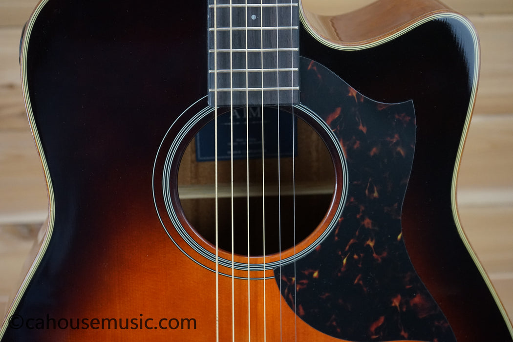 Yamaha A1M TBS Dreadnought Acoustic-Electric Guitar Tobacco Brown Sunburst B-Stock