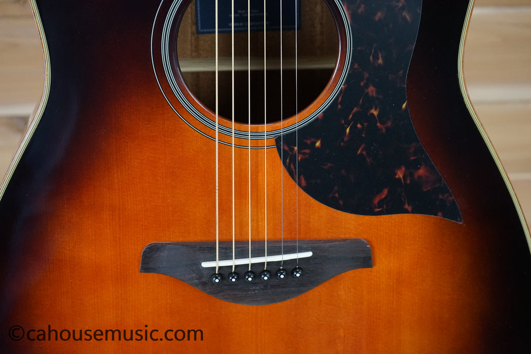 Yamaha A1M TBS Dreadnought Acoustic-Electric Guitar Tobacco Brown Sunburst B-Stock