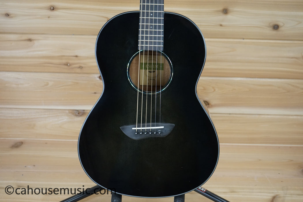 Yamaha CSF1M TBL Parlor Acoustic-Electric Guitar Translucent Black B-Stock