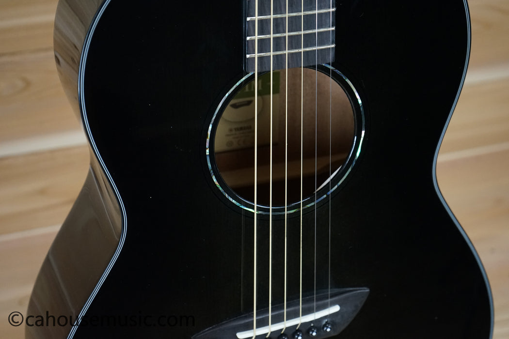 Yamaha CSF1M TBL Parlor Acoustic-Electric Guitar Translucent Black B-Stock