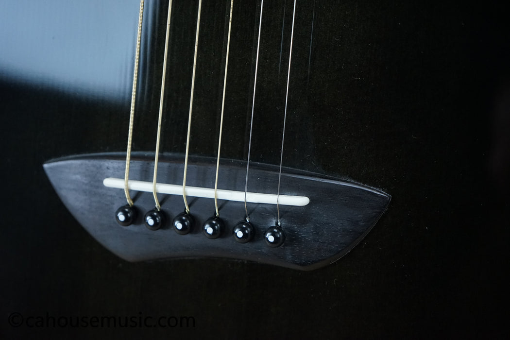 Yamaha CSF1M TBL Parlor Acoustic-Electric Guitar Translucent Black B-Stock