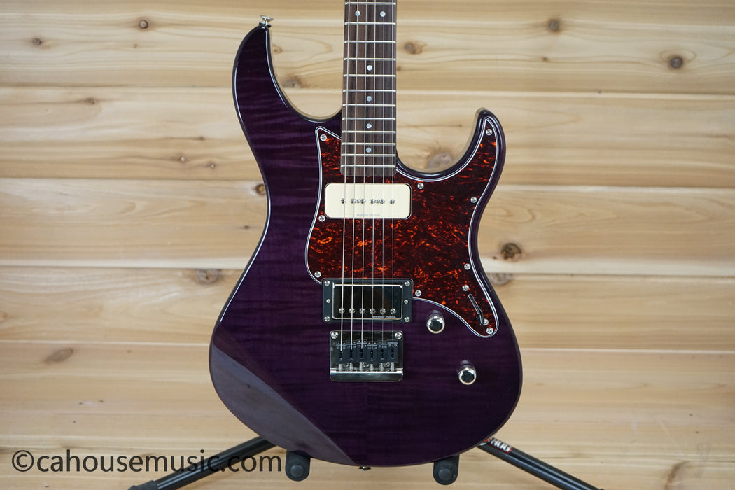 Yamaha PAC611HFM Pacifica Trans Purple Electric Guitar B-Stock