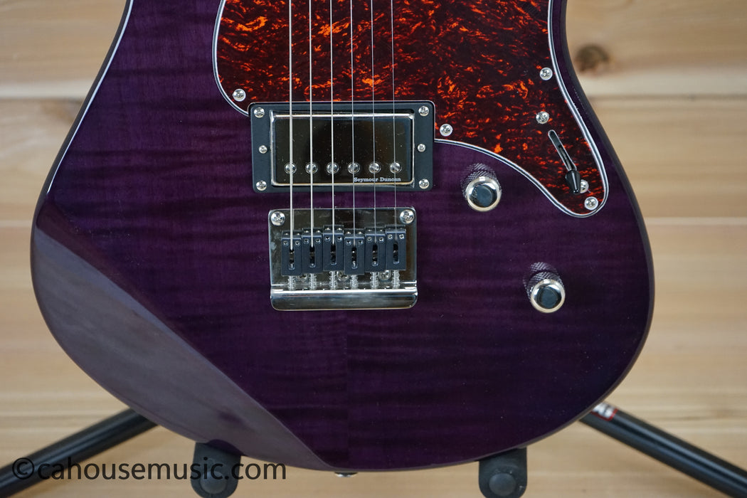 Yamaha PAC611HFM Pacifica Trans Purple Electric Guitar B-Stock