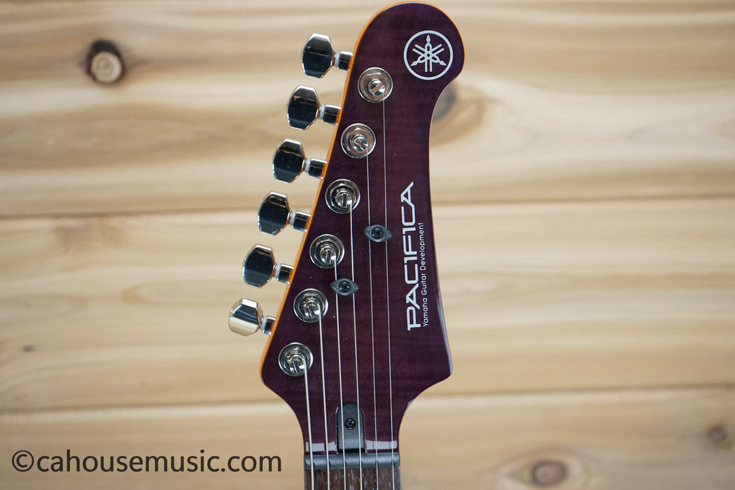 Yamaha PAC611HFM Pacifica Trans Purple Electric Guitar B-Stock