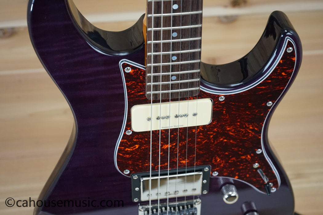 Yamaha PAC611HFM Pacifica Trans Purple Electric Guitar B-Stock