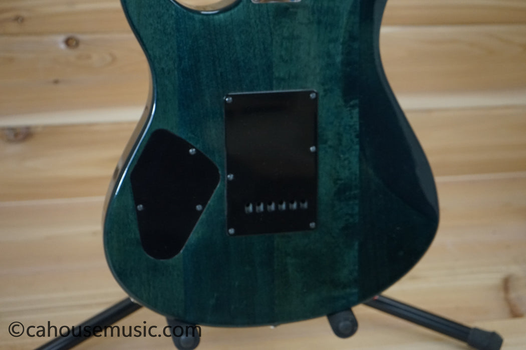Yamaha PAC612VIIFM Pacifica Flame Maple Electric Guitar Indigo Blue B-Stock