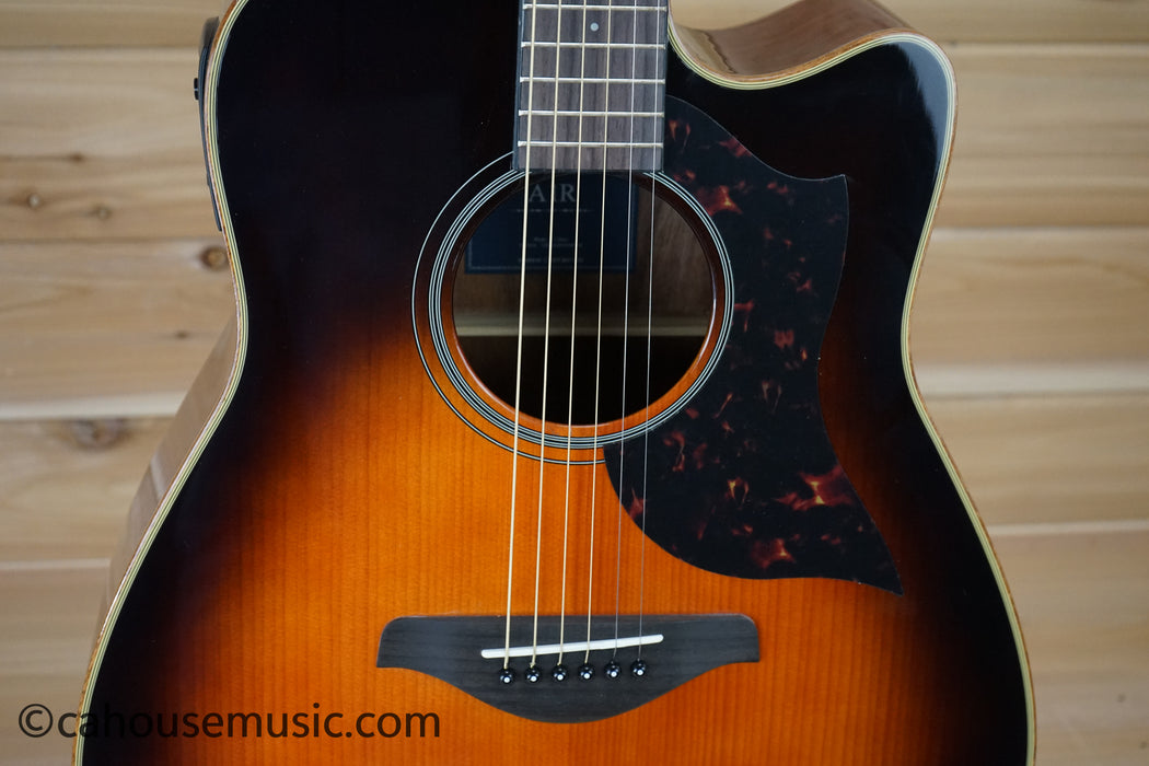 Yamaha A1R Dreadnought Cutaway Acoustic-Electric Guitar Tobacco Brown Sunburst B-Stock