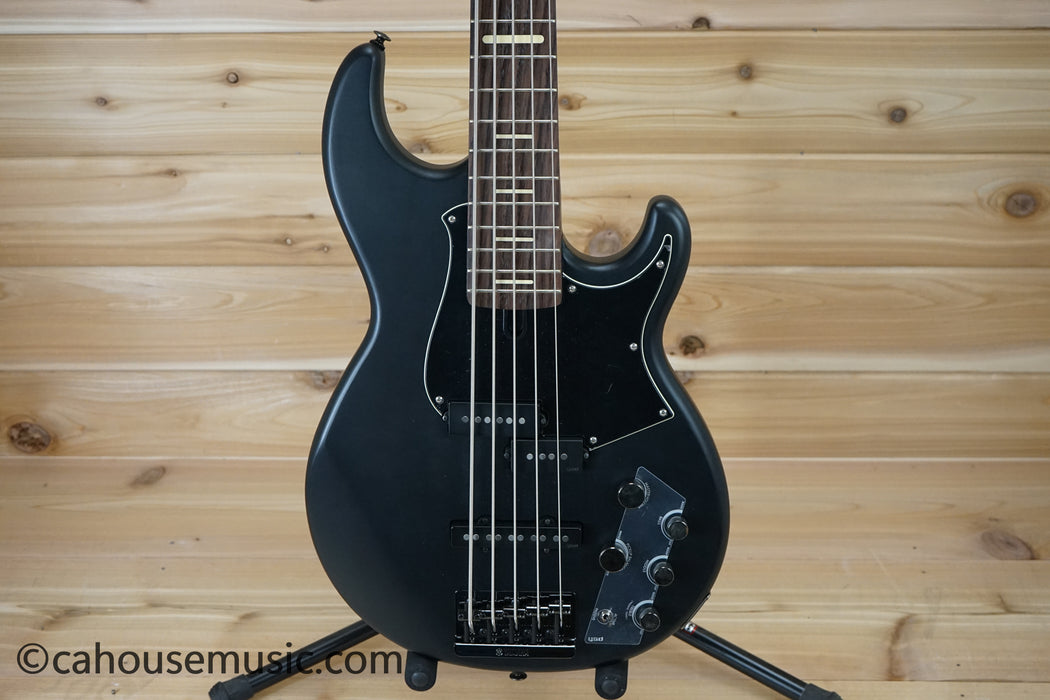 Yamaha BB735A 5-String Bass Guitar Trans Matte Black B-Stock