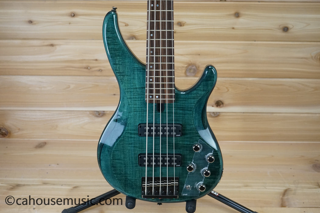 Yamaha TRBX605FM 5-String Bass Guitar Indigo Blue B-Stock