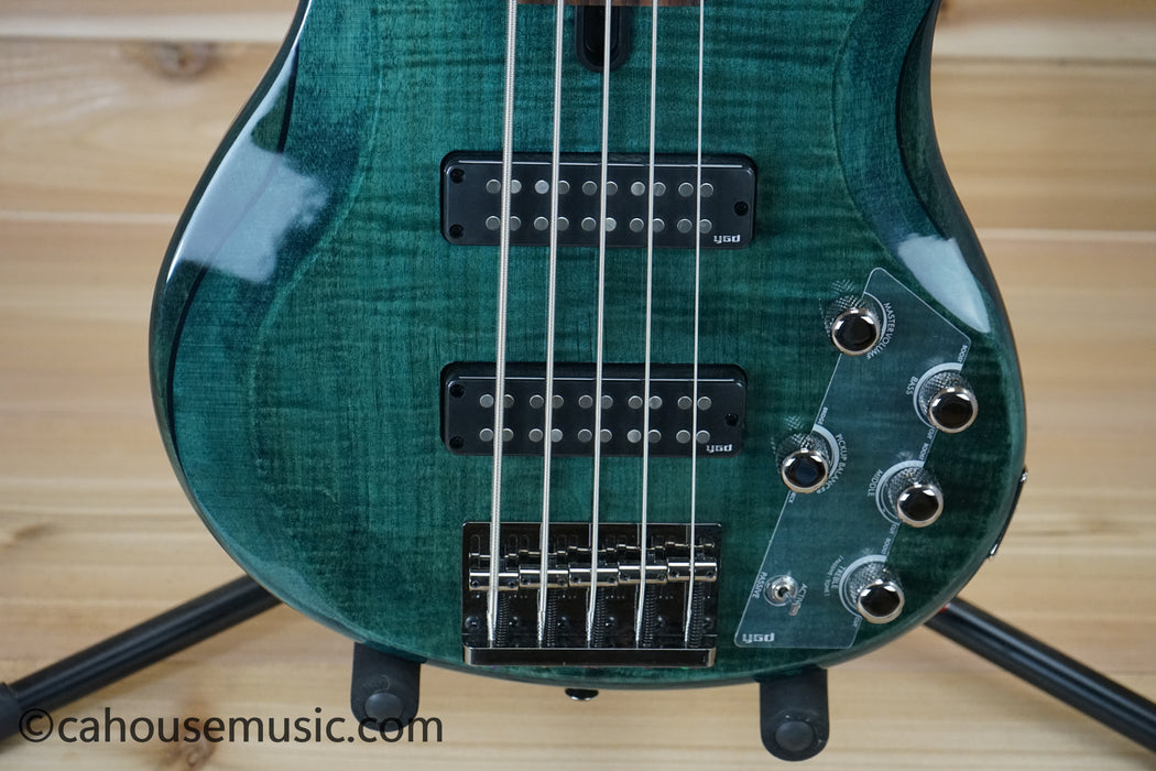 Yamaha TRBX605FM 5-String Bass Guitar Indigo Blue B-Stock
