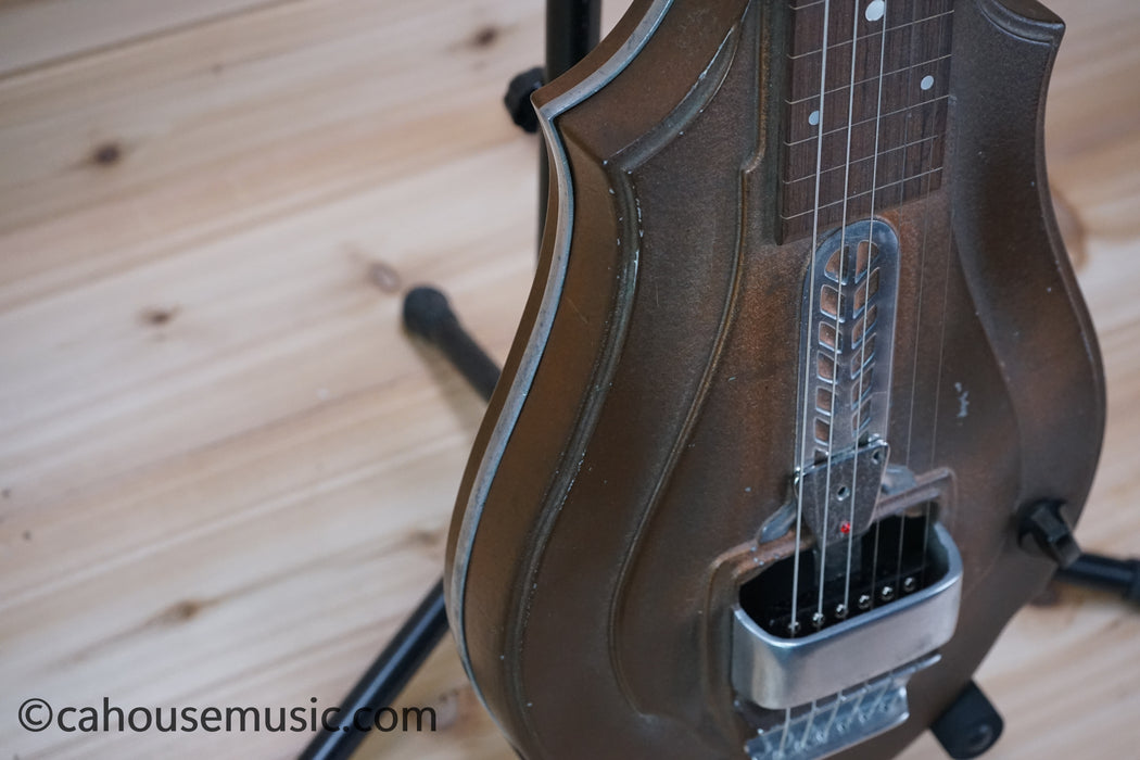 Harmony Golden Jubilee Cast Aluminum Lap Steel Electric Guitar Used